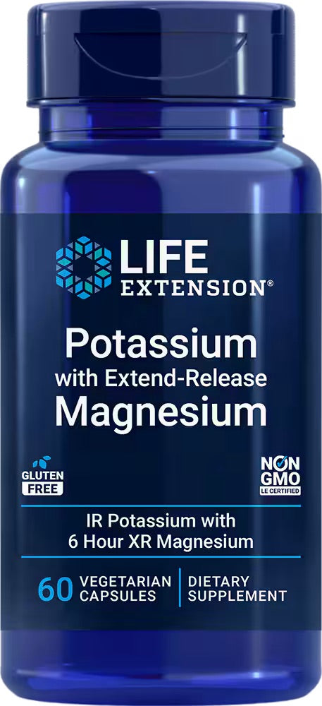 Potassium w/ Extended-Release Magnesium—Life Extension