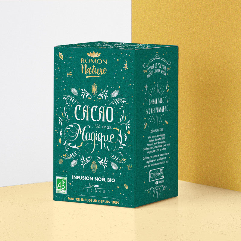 Romon Nature - Magic Christmas Cocoa Bagged Tea Herbal Blend