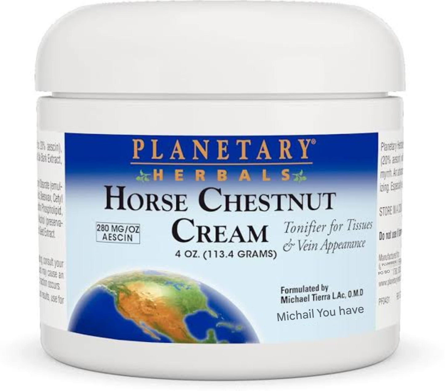 Planetary Herbals - Horse Chestnut Cream