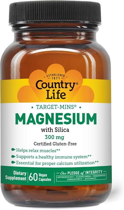 Country Life Magnesium with Silica 300mg
