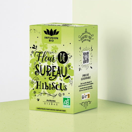 Romon Nature - Fleur de Sureau Hibiscus Bagged Tea Blend