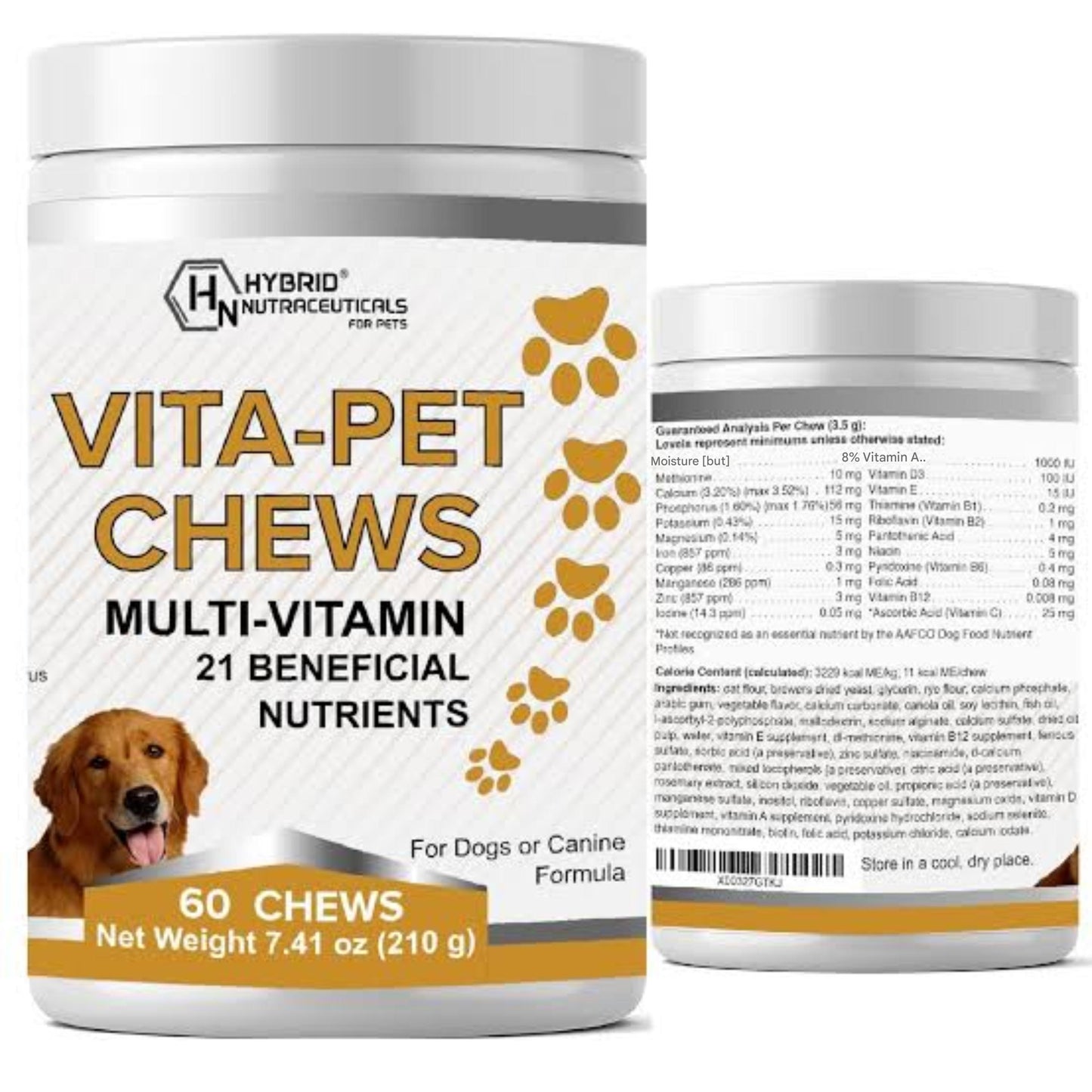 Hybrid Nutraceuticals for Dogs - Vita Pet Chews