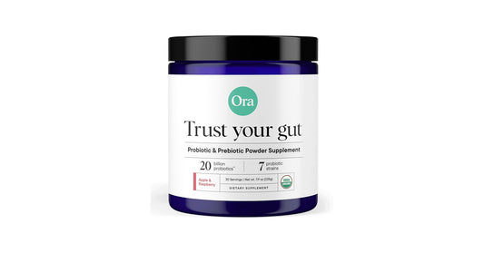 Ora Trust Your Gut Probiotic and Prebiotic Powder Supplement