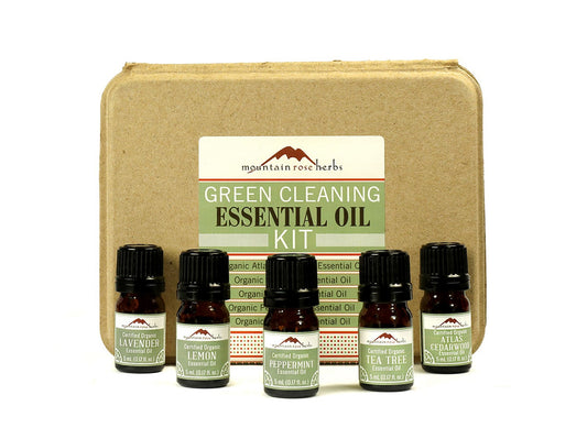 Mountian Rose Herbs Green Cleaning Essential Oil Kit