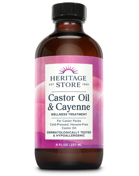 Heritage Store-Castor Oil & Cayenne