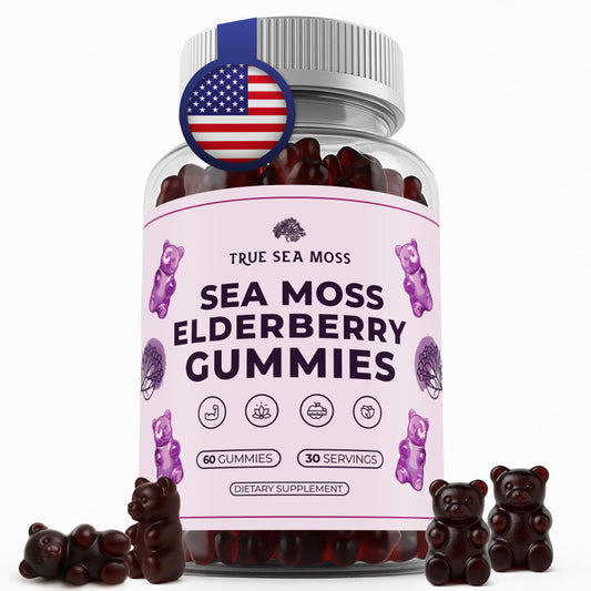 True Sea Moss-Sea Moss and Elderberry Gummies