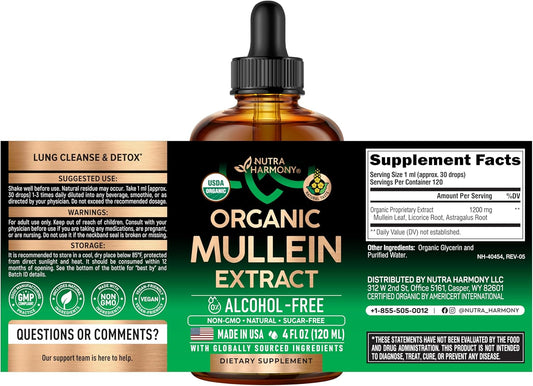 Organic Mullen Astragalus & Licorice Root