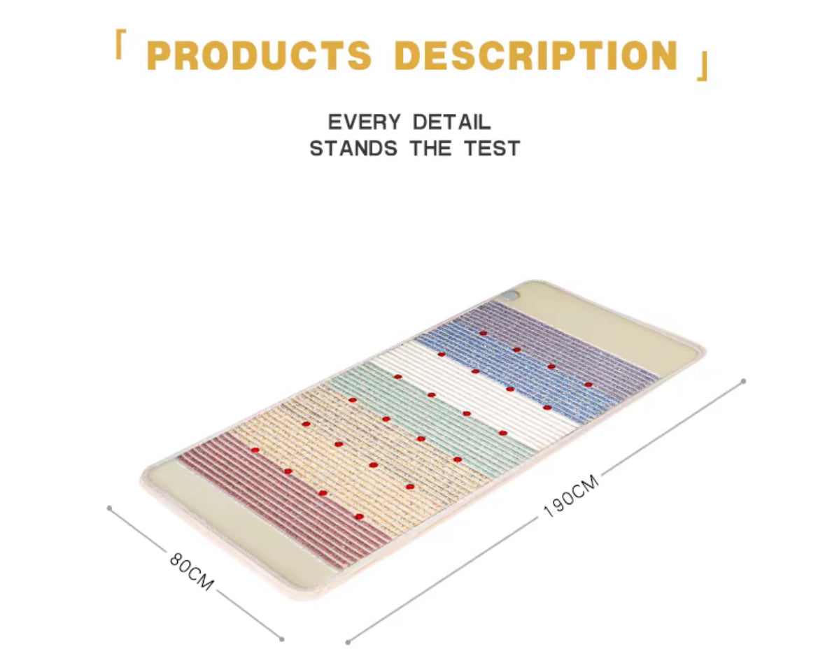 Infrared Chakra Crystal, PEMF, ION Healing bed & Crystal Pillow