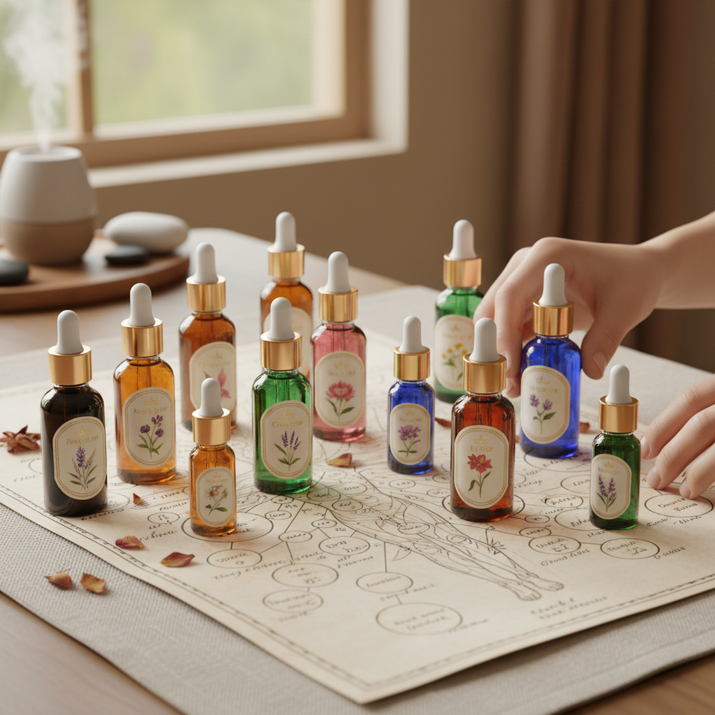 Flower Essence Body Map