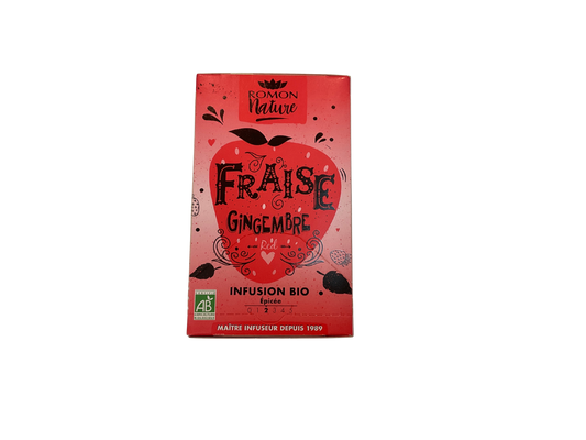 Romon Nature - Fraise Gingembre Bagged Tea Blend