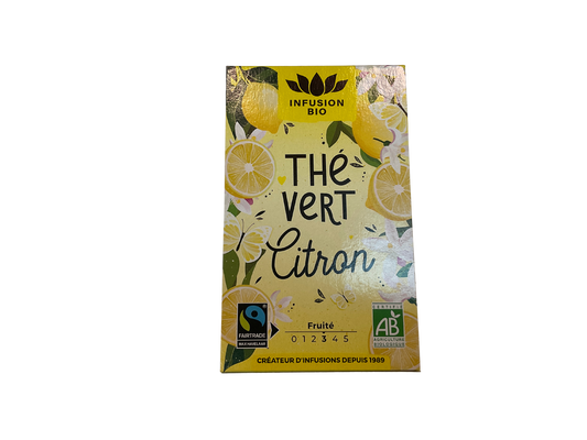 Infusion Bio - The Vert Citron Bagged Tea Blend