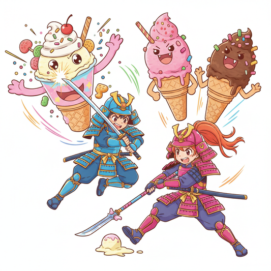 Small Ice Cream - Samurai Kids